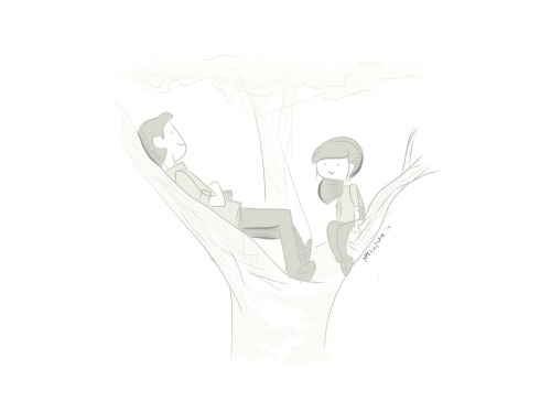 Treetop adventures with the princess and the peach.
