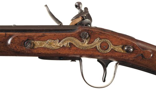 The Barnett Trade Musket, Made in England by the Barnett Company, the Barnett Trade musket was a pop