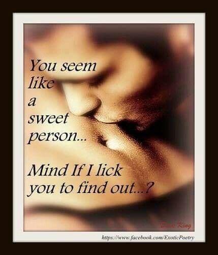 anicklebitome:  Mind if I lick you?