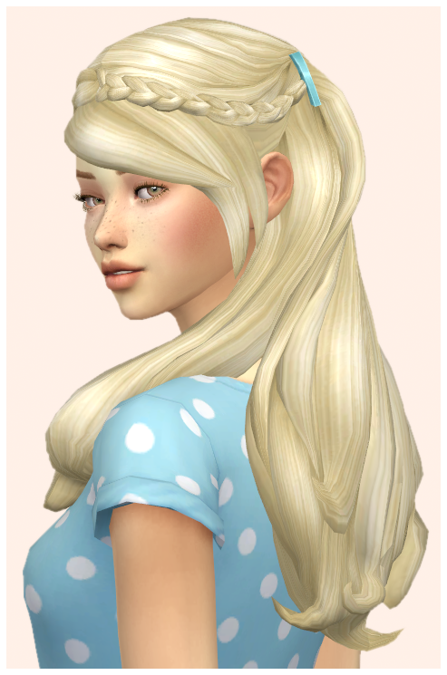 wondercarlotta:  Candice Hair I used the barrette overlay by @simlaughlove . You can find it ➪ HERE 