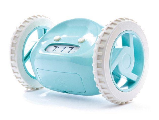 laughingsquid:  Clocky, A Motorized Alarm Clock That Runs Away So the User Can’t