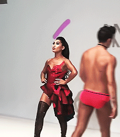 dorkyshidae:  Bebe, Detox, Gia, Laganja, Milk and Sasha walking for Marco Marco at