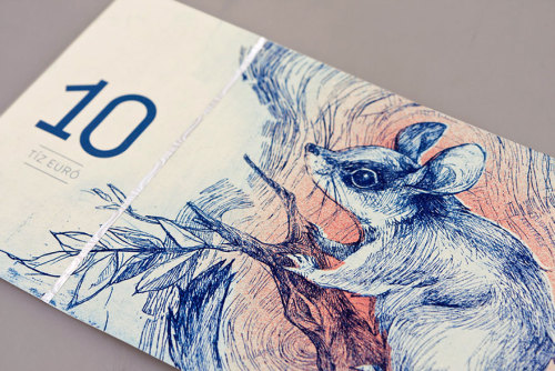Here’s how the Euro would look if it was designed by Hungarian student, Barbara Bernát