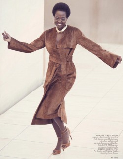 accras:  Viola Davis in Elle Magazine (US)