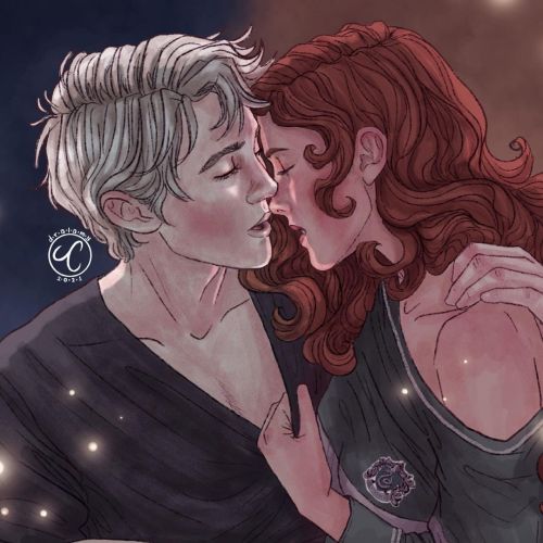 Dramione commission for @yummidonut, thank you dear for the opportunity to work on this, I loved it 