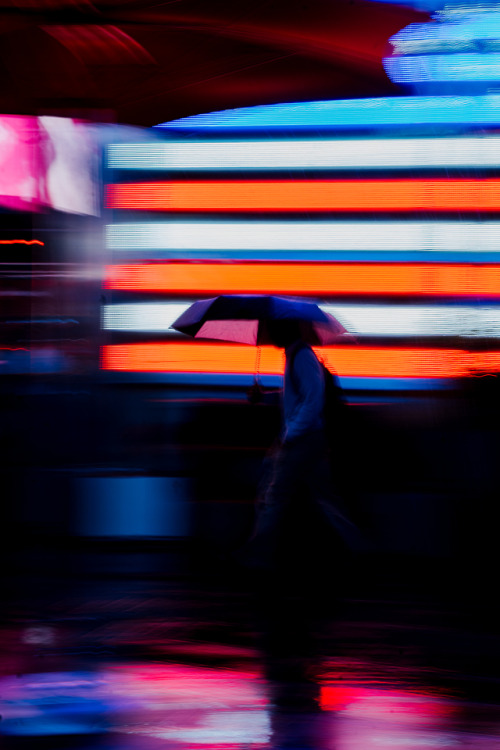 Some photos from the rain. Times Square, NYC. 10/16/19.