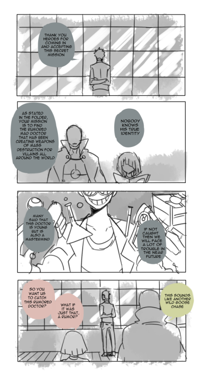 theinsanefruitloop-chan:  Have this random comic that my sleep deprive brain come up with ᕕ( ᐛ )ᕗ  