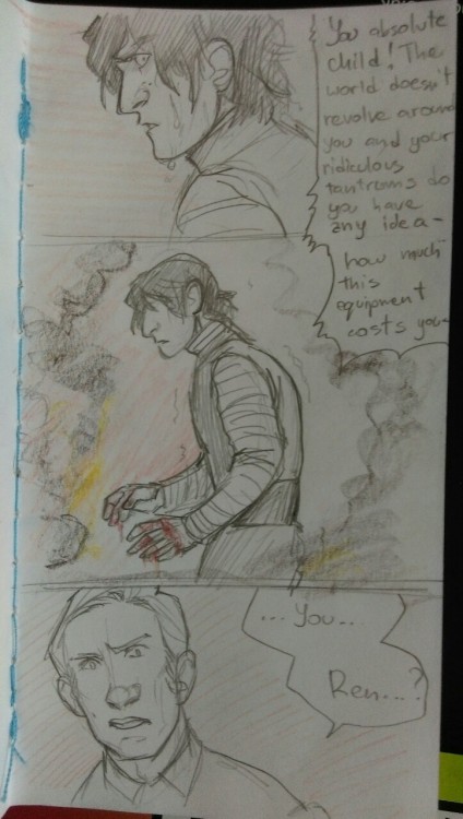 jaegervega: Yeah but consider this: Kylo’s lightsaber is super unstable and what if it occasio