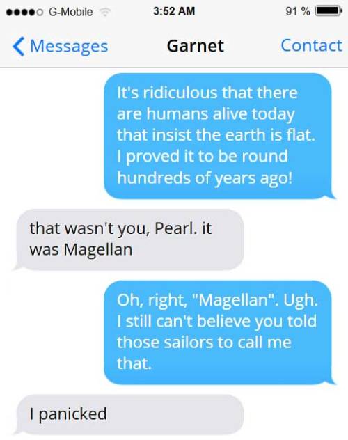 textsbetweengems:  It’s okay, afterwards Pearl made them call Garnet “Elcano”