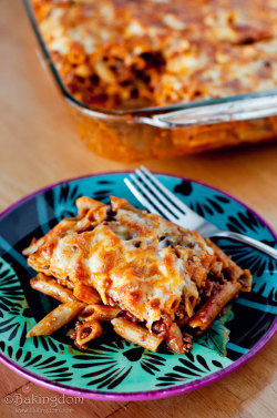 what2cook:  Easy Pepperoni Pizza Pasta Bake