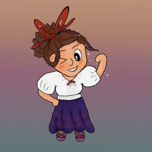 I have been working on #chibi #luisamadrigal for days, and I’m still not super happy with it. 