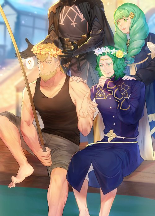 Full piece for FE3H School Zine!