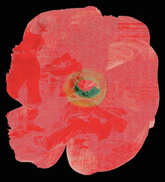 crystalline-aesthetics: Najia Mehadji    War Flower (suite Goyesque - Les désastres