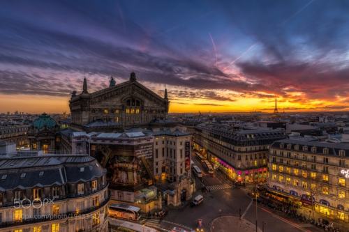 Sunset on Paris &hellip; by fredericmonin24