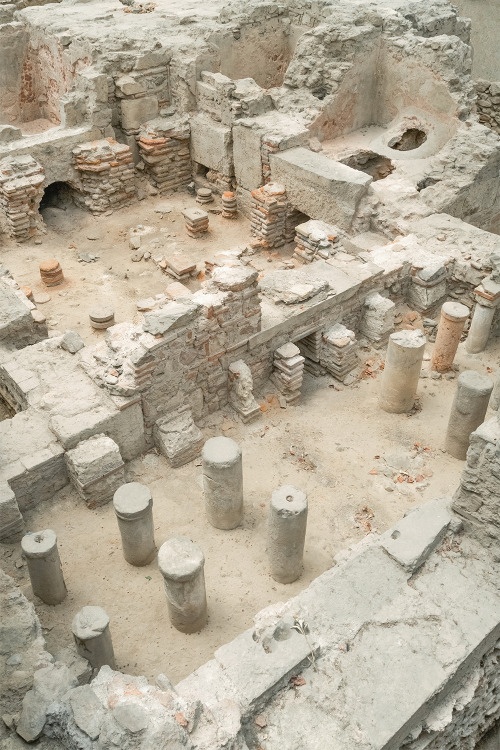 The Roman Baths by the Zappeion, Athens - GreeceThe archaeological site of the Roman Baths is locate