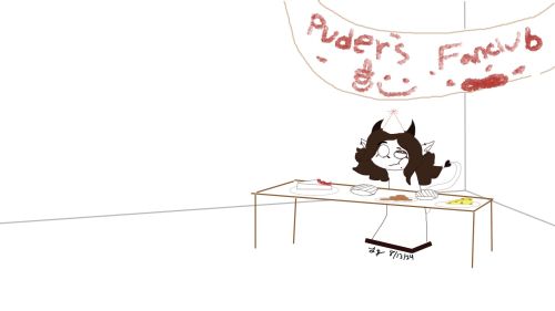 Girl Don't Worry You're Not Being Annoying, I'm In A Corner With A Sign That Says Fan Club Eating Everything