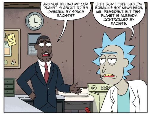 fordtato:  If you’re not reading the Rick and Morty comics, I recommend you start!