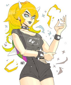 humanmgn:I drew Bowsette. I like her too :)