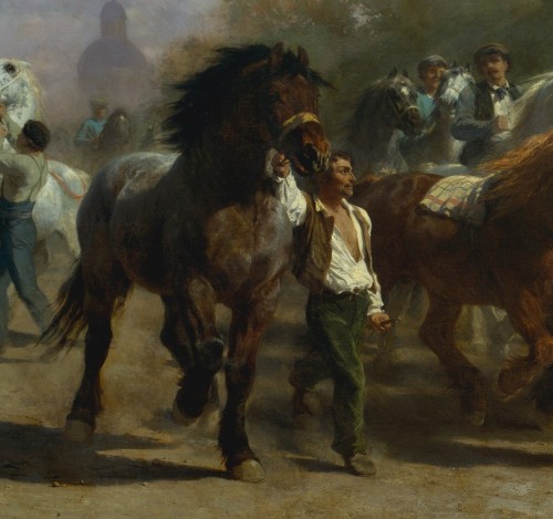 Rosa Bonheur (1822–1899) - The Horse Fair (La Foire du Cheval) c. 1852