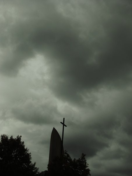 Storm brewing over the chapel – Steubenville, Ohio