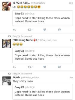 trebled-negrita-princess:  theprhototype:  trebled-negrita-princess:  alejandreux:  lilliana-c:  xenolithia:  melaboveall:  wow  smfh   I’m about to cry.. Black men really hate us  Wow.. I’m speechless.  Lame ass niggas. Knowing damn well they’d