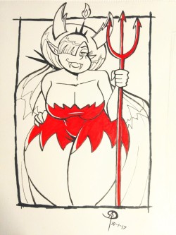 chillguydraws: Inktober 2017  Day 1 - Demon  Hekapoo 