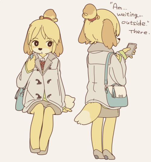 s1120411:I wanna get close to Isabelle from Animal Crossing…