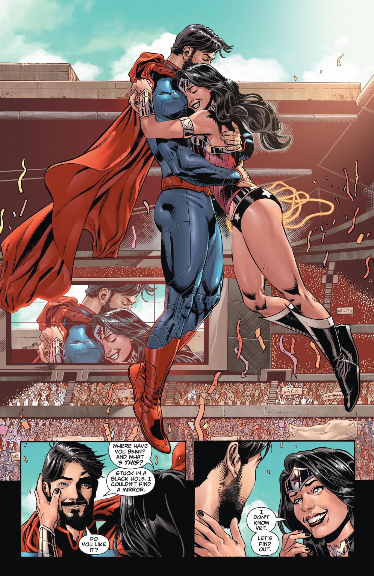 Woman relationship wonder superman It's time