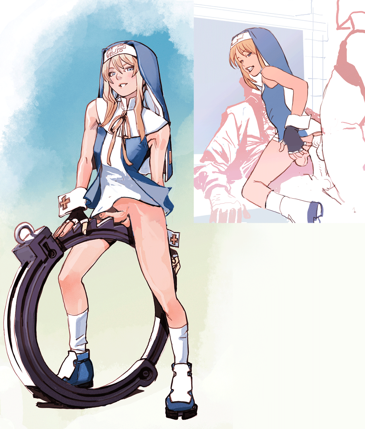 futanariobsession:  Bridget animated GIF by JJFrenchie See more shemale and futanari