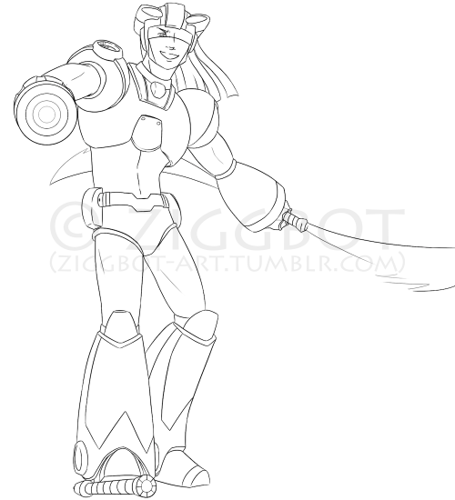 Found this, half-finished, in my art folder, so I finished the line art. :| Might color it sometime 