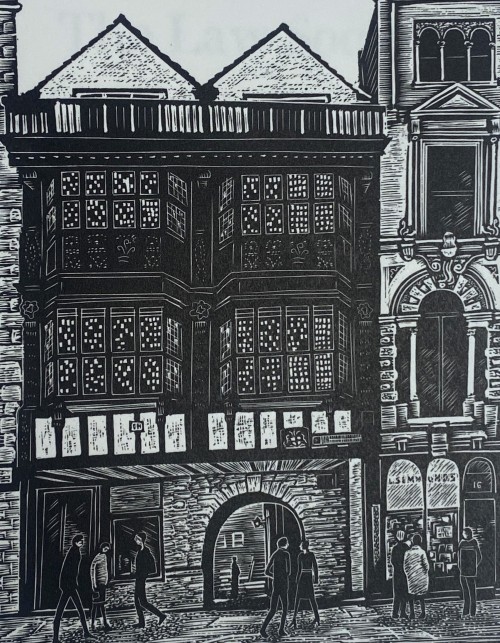 riesenfeldcenter:This Woodcut Wednesday, explore London’s Inns of Court in these intricate eng