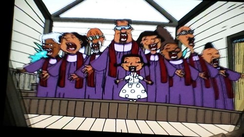 cosbyykidd:  thislife0fcyn:  The fact Rugrats had a Kwanzaa episode 👏  this looks like that church scene from The Color Purple. 