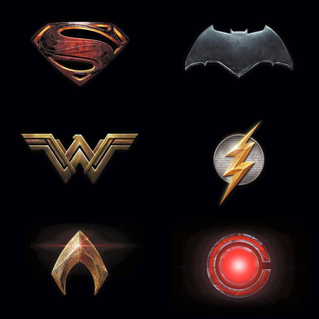 CINE31 — Dc Comics Extended Universe Logos #justiceleague...