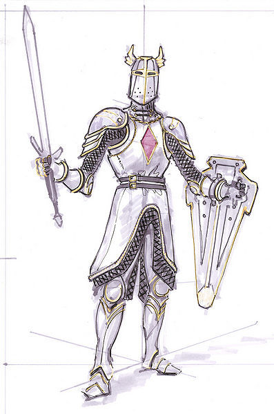 vanguardiskra: Knights of The Nine Concept Art by Bethesda Softworks