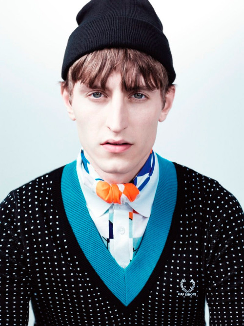 Fred Perry by Raf SimonsChrisPhotographed by Willy VanderperreStyled by Olivier Rizzo