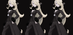 axew:  POKÉMON GRAPHIC MEME: Favorite Champion [x] ∟ The one and only, Queen Cynthia 