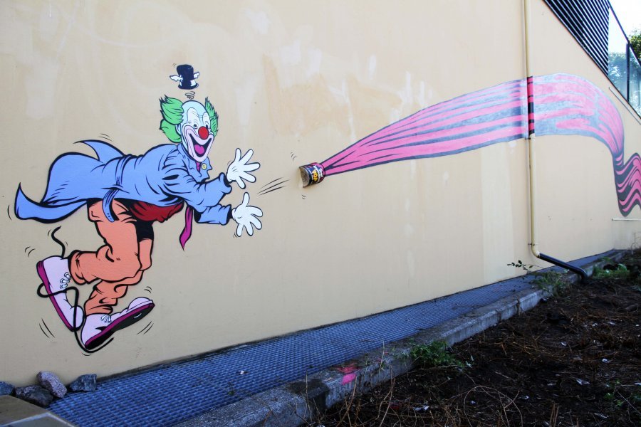 art-and-fury:  Clown - D*Face