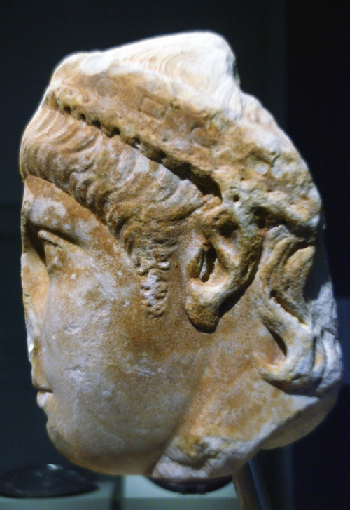 myglyptothek: Portrait of a late roman emperor, perhaps Arcadius. From Rome (1923). C. 400 AD. Marbl