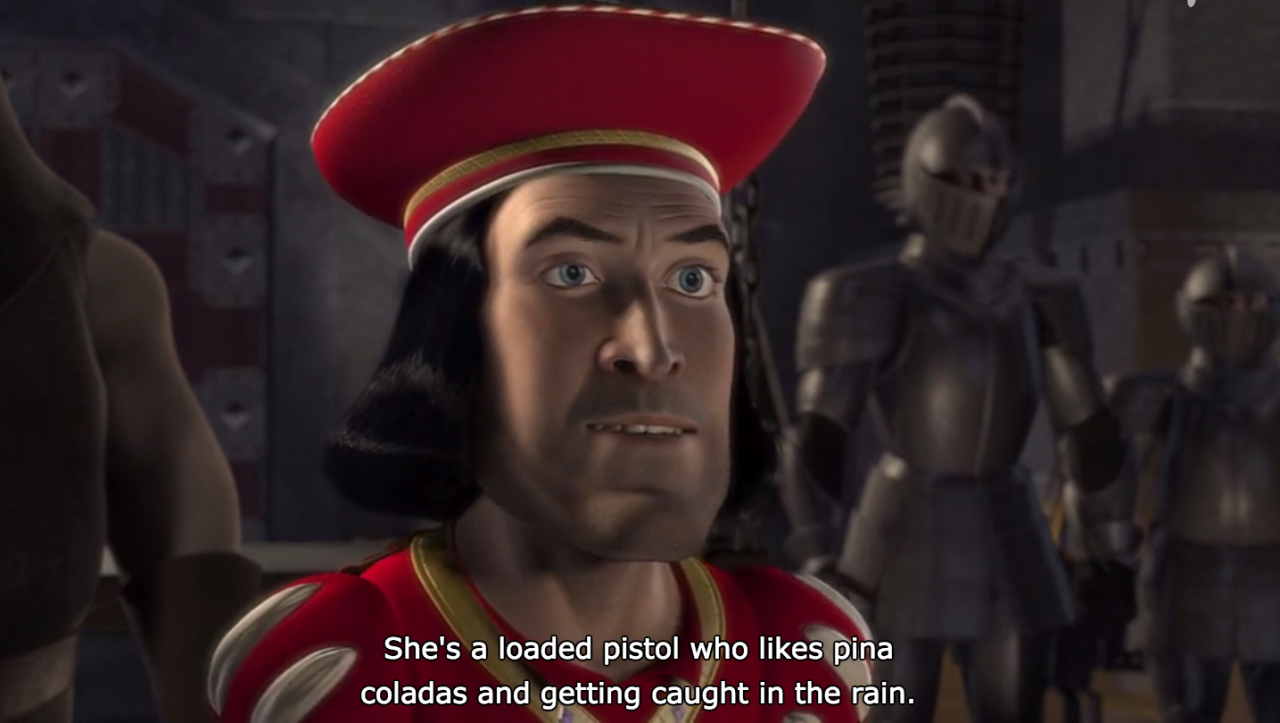 flickerman:  flickerman:  ok i never caught the pop culture references in shrek as