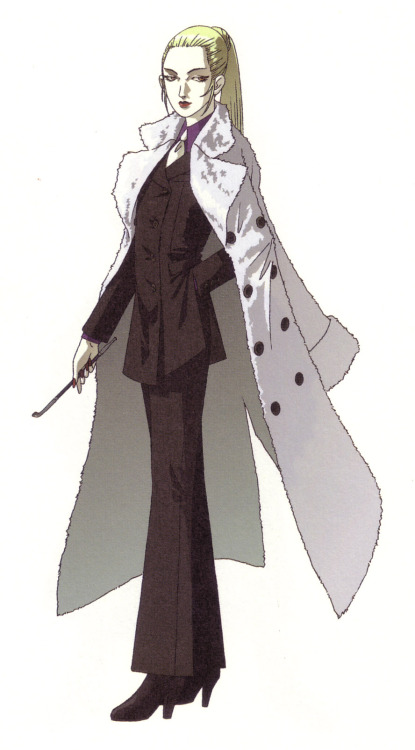Select character designs from Soul Hackers.