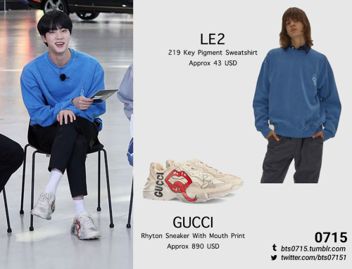 BTS FASHION/STYLE FINDER — 200728 | Jin : Run BTS! - EP.110