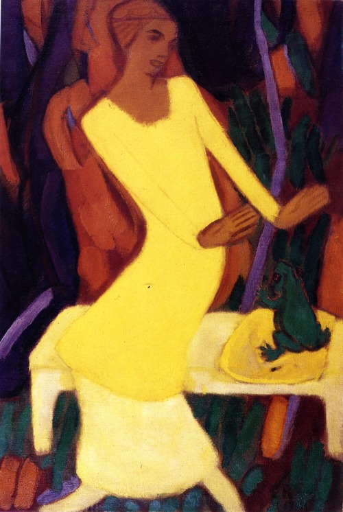 german-expressionists: Christian Rohlfs, The Princess and the Frog, 1913 