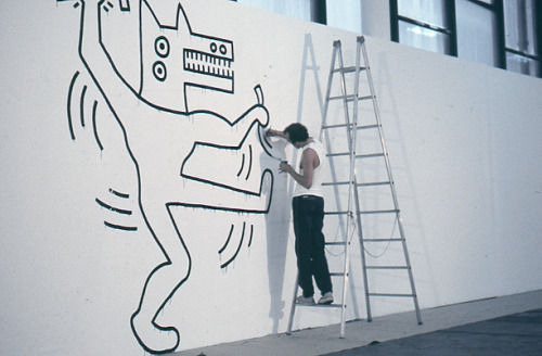 XXX souleyes:  Keith Haring São Paulo 1983 photo