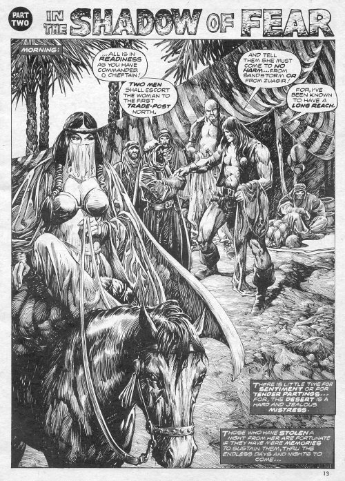 the-gershomite:The Savage Sword of Conan #7 August 1975 “The Citadel at the Center of Time” (part 2: