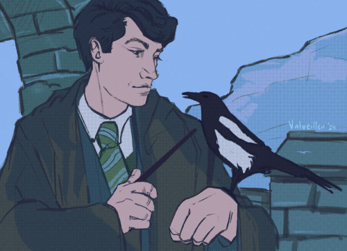 Tom With A Magpie.