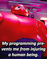 bigherosixed: list of disney characters that make me smile ღ 1/? ↳ baymax (big