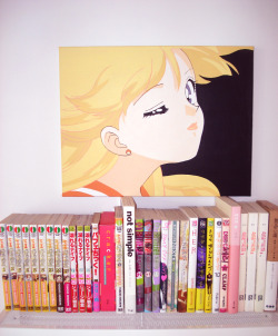 dearninety:  my painting sailor venus, acrylic