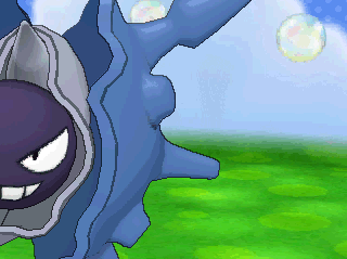 shinycaterpie:Pokemon Amie - Shiny Cloyster