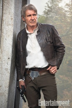 superreturnofthejedi:  Harrison Ford as Han Solo in Star Wars : The Force Awakens.  Photo from Entertainment Weekly 