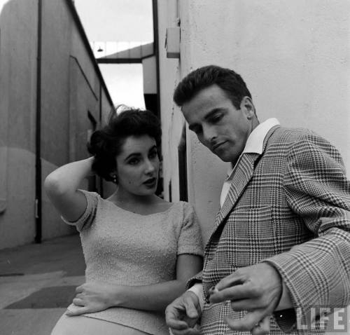 Elizabeth Taylor and Montgomery Clift(Peter Stackpole. 1950)